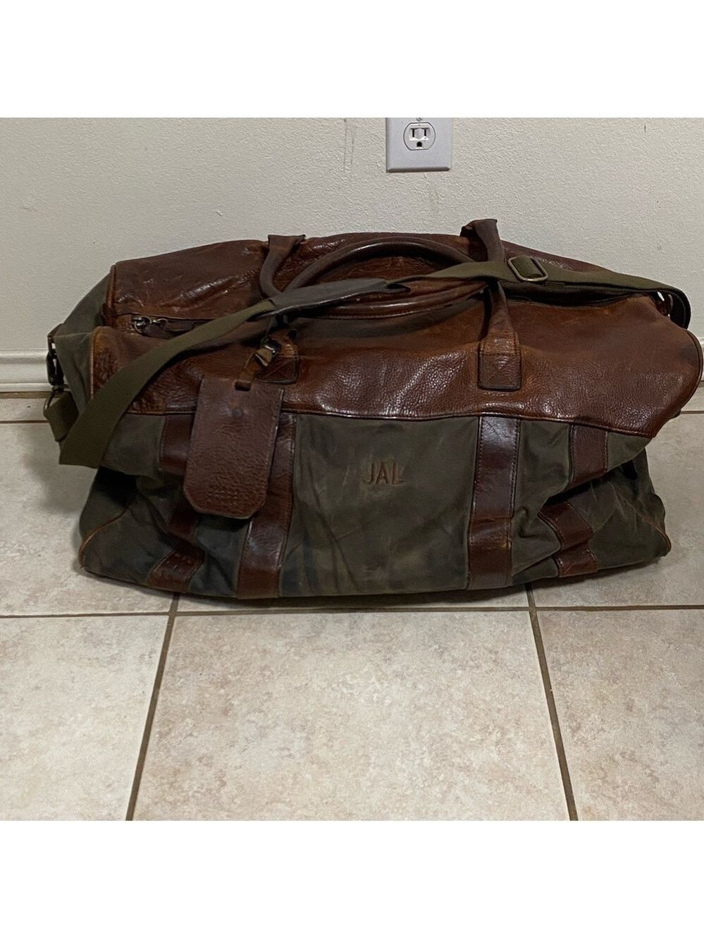 Moore & Giles Duffle Cleland XL Duffel Waxwear Rangertan waxed canvas & leather